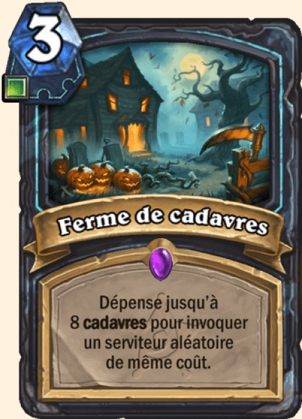 Ferme de cadavres carte Hearhstone