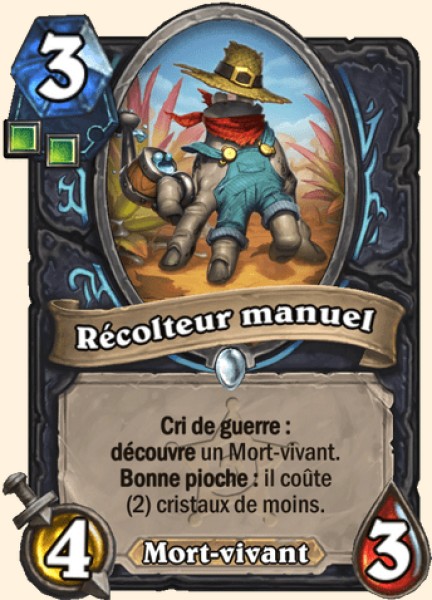 Recolteur manuel carte Hearhstone