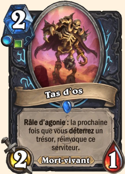 Tas d'os carte Hearhstone