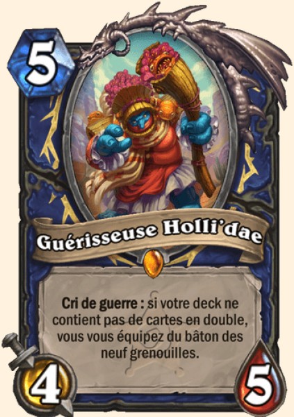 Guerisseuse Holli'dae carte Hearhstone