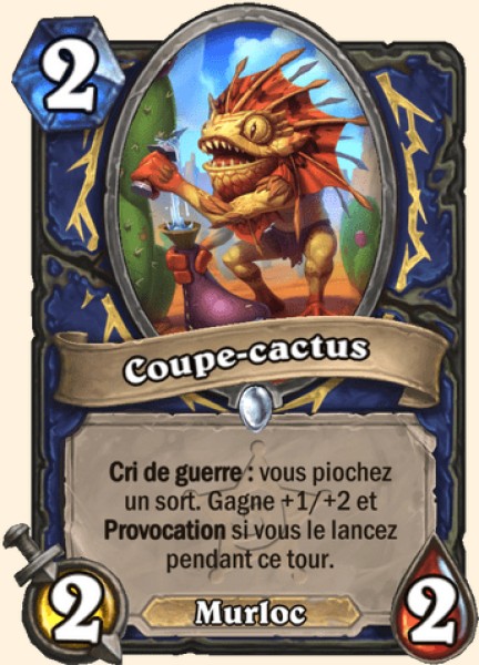 Coupe-cactus carte Hearhstone