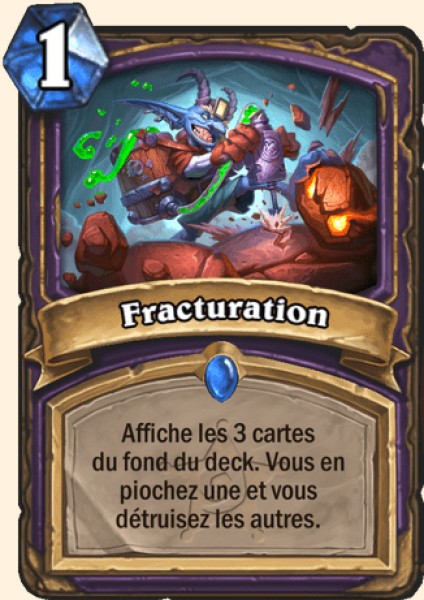 Fracturation carte Hearhstone