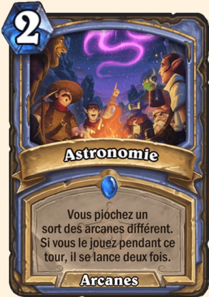 Astronomie carte Hearhstone