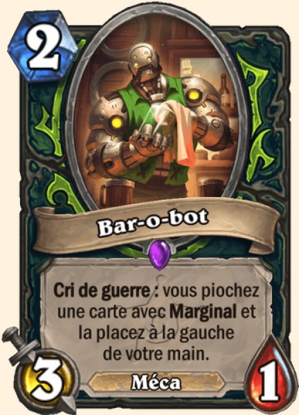 Bar-o-bot carte Hearhstone