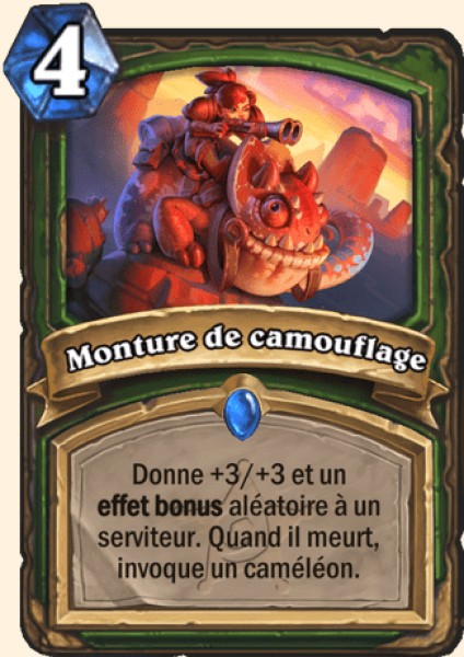 Monture de camouflage carte Hearhstone