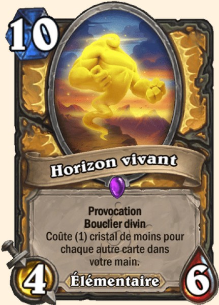 Horizon vivant carte Hearhstone