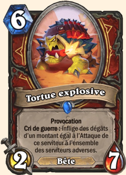 Blast Tortoise carte Hearhstone