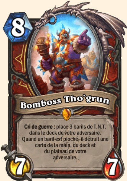 Boomboss Tho'grun  carte Hearhstone