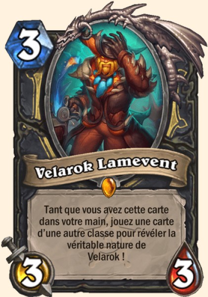 Velarok Lamevent carte Hearhstone