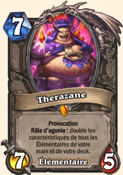 Therazane carte Hearhstone