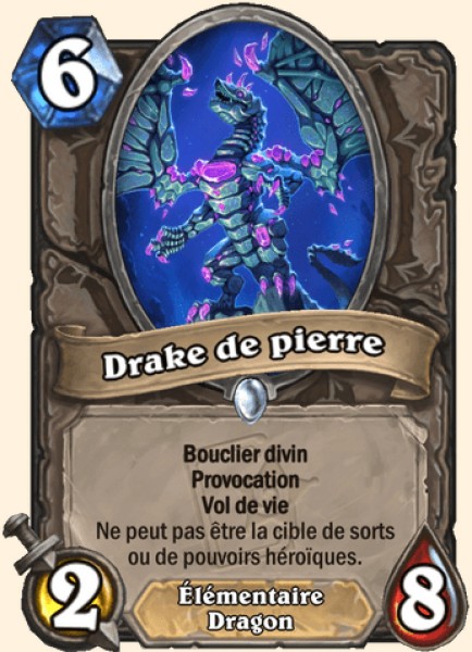 Drake de pierre carte Hearhstone