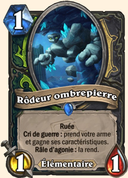 Rodeur ombrepierre carte Hearhstone