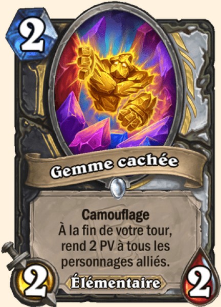 Gemme cachee carte Hearhstone