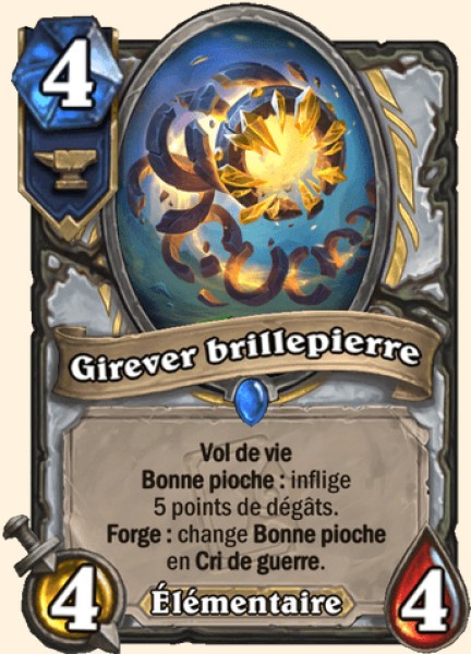 Girever brillepierre carte Hearhstone