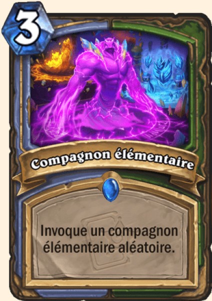 Compagnon elementaire carte Hearhstone