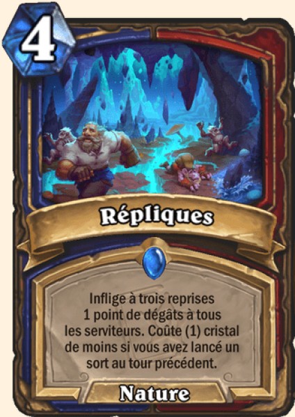 Repliques carte Hearhstone