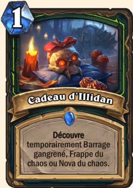 Cadeau d'Illidan carte Hearhstone