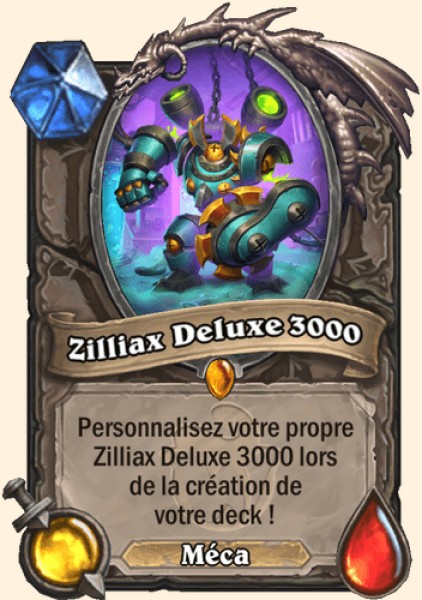 Zilliax Deluxe 3000 carte Hearhstone