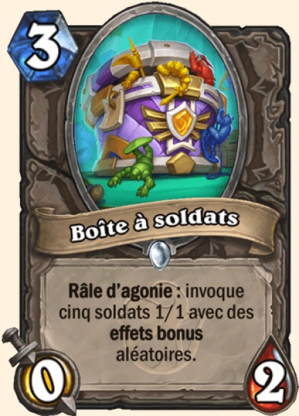 Seau de soldats carte Hearhstone