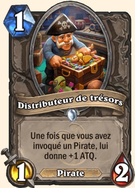 Treasure Distributor carte Hearhstone