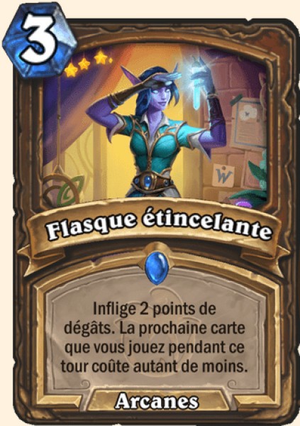 Flasque etincelante carte Hearhstone