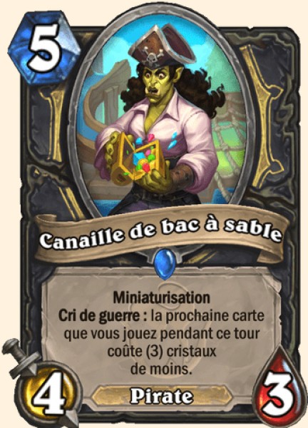 Canaille de bac a sable carte Hearhstone