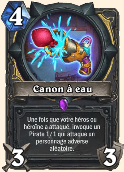 Canon a eau carte Hearhstone