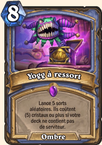 Yogg a ressort carte Hearhstone