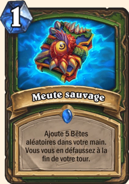 Meute sauvage carte Hearhstone