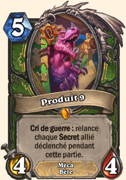 Produit 9 carte Hearhstone