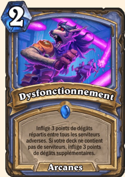 Dysfonctionnement carte Hearhstone