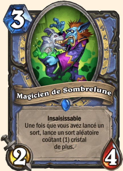 Magicien de Sombrelune carte Hearhstone