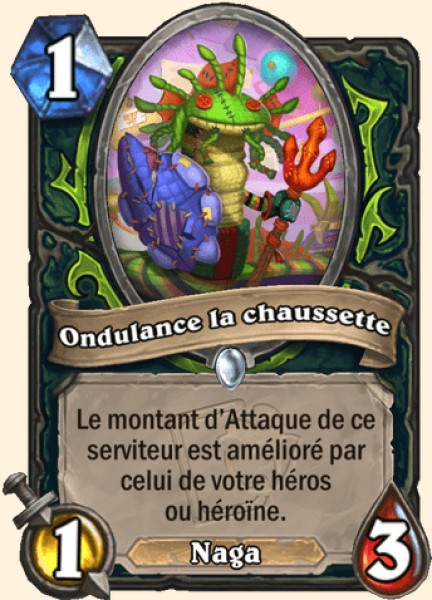 Ondulance la chaussette carte Hearhstone