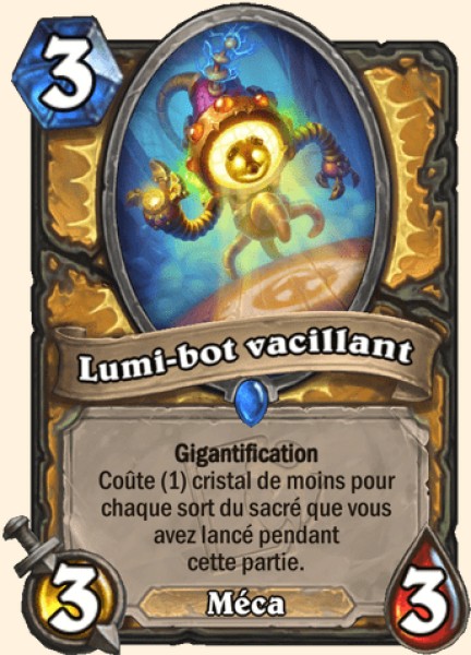 Lumi-bot vacillant carte Hearhstone