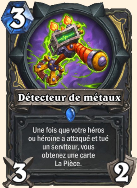 Détecteur de métaux carte Hearthstone