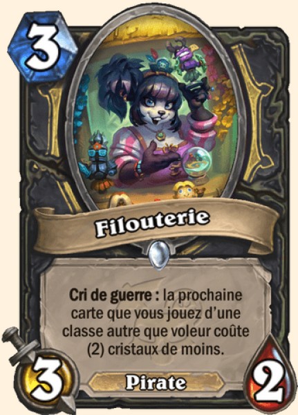 Filouterie carte Hearhstone