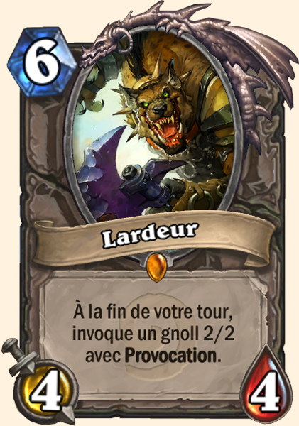 Lardeur - Carte Hearthstone