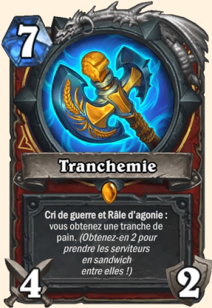 Tranchemie carte Hearhstone