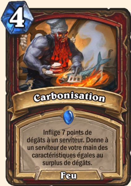 Carbonisation carte Hearhstone