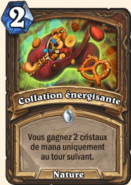 Collation energisante carte Hearhstone