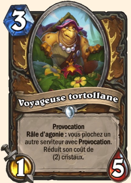 Voyageuse tortollane carte Hearhstone