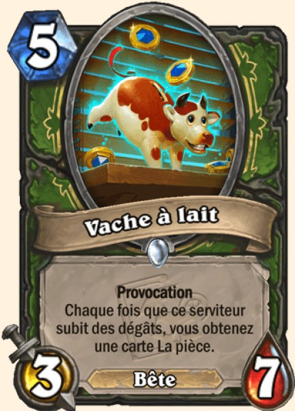 Vache à lait carte Hearthstone