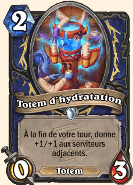 Totem d'hydratation carte Hearthstone