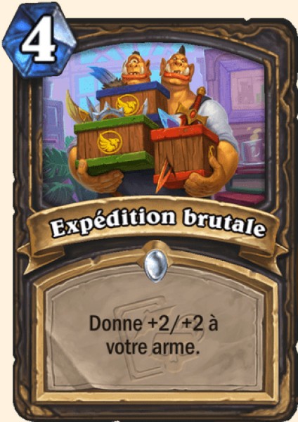 Expedition brutale carte Hearhstone