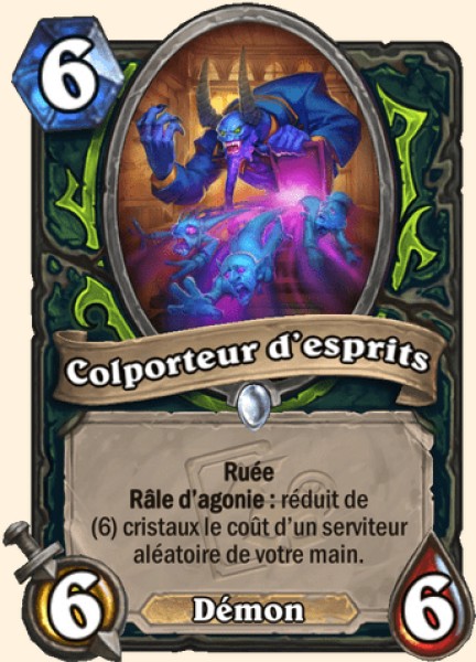 Colporteur d'esprits carte Hearthstone