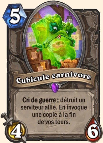 Cubicule carnivore carte Hearthstone