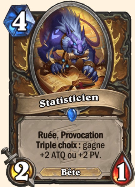 Statisticien carte Hearthstone