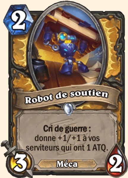 Robot de soutien carte Hearthstone