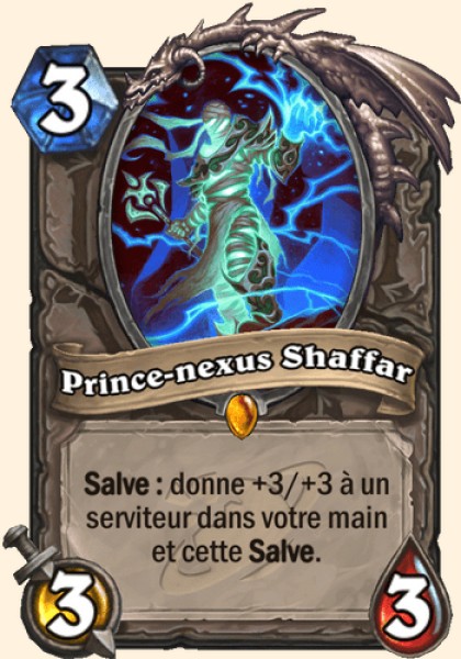 Prince-nexus Shaffar carte Hearthstone