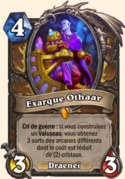 Exarque Othaar carte Hearthstone